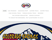 Tablet Screenshot of csstriders.com